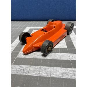 IGA Formula 1 Ferrari Toy Car Orange Good Year Eagle Tires Black Steering Wheel